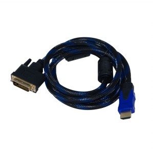 QPORT Q-HDV DVI TO HDMI 24+1 CONVERTER ÇEVİRİCİ KABLO 1,8 MT Q-HDV-63041