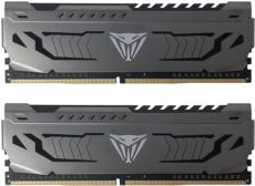PATRIOT 16GB (8GBx2) 3200MHz DDR4 DUAL VIPER STEEL BLACK Gaming Masaüstü Ram