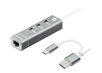 S-LINK SWAPP SW-U222 TYPE-C USB 3 PORT HUB ÇEVİRCİ