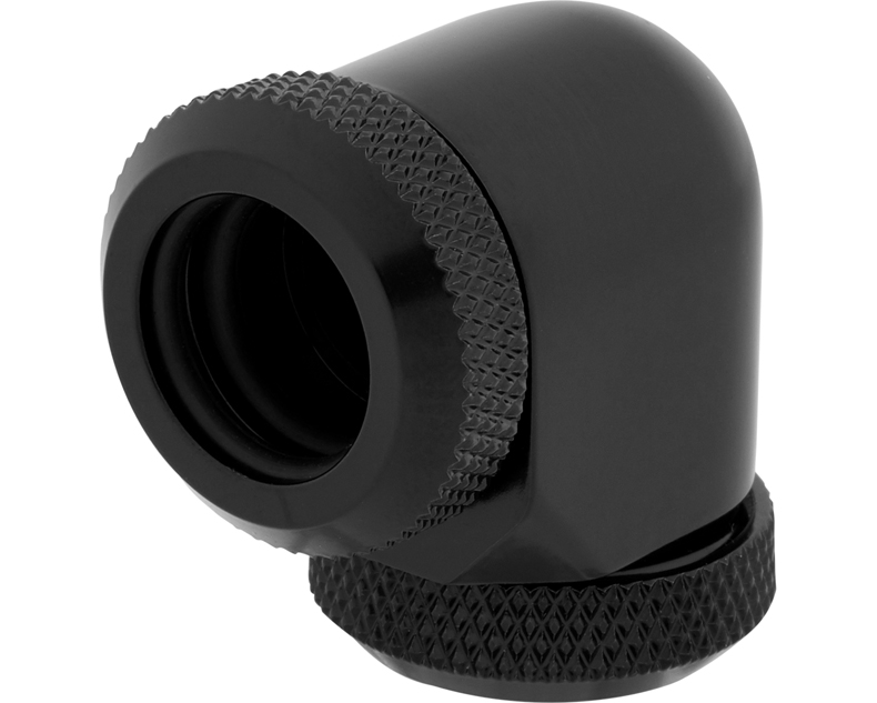CX-9052022-WW Fitting (hard tube) ,XF Hardline 2-pack (90° Angled 12mm OD compression; black)