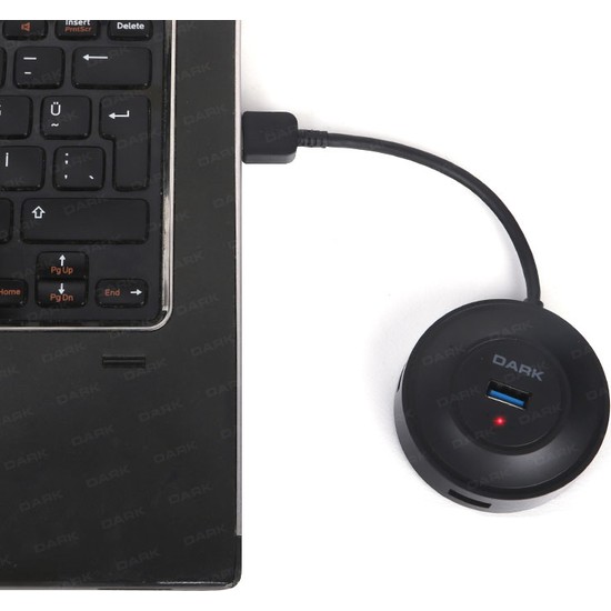 DARK DK-AC-USB344 4 PORT USB3.0 USB HUB SIYAH