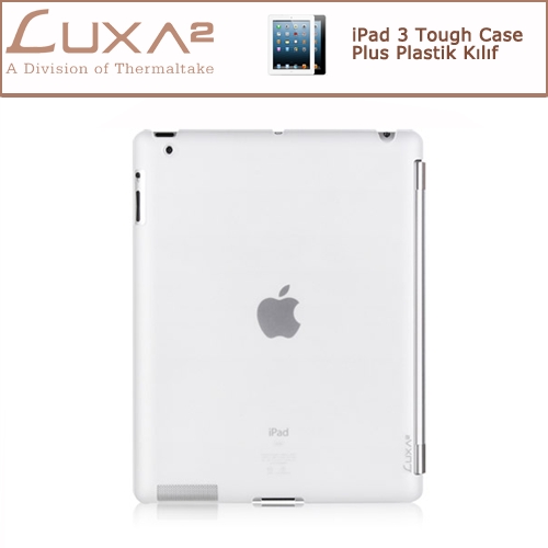 LUXA2 iPad 3 Tough Case Plus Plastik Kılıf-Beyaz LHA0063-A