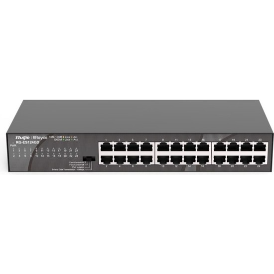 RUIJIE REYEE RG-ES116G 16 PORT 10/100/1000 YONETILMEZ RACK SWITCH
