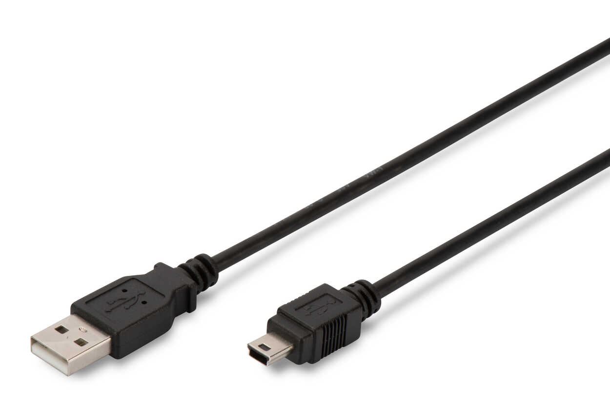 ASSMANN 5 PİN MİNİ USB DATA KABLOSU AK-300108-010-S