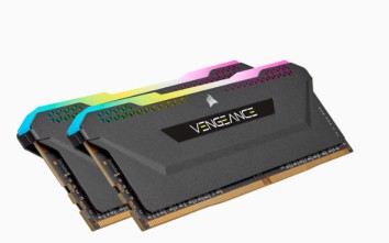 CORSAIR RAM-CMH32GX4M2D3600C18 VENGEANCE RGB PRO SL 32GB (2x16GB) DDR4 DRAM 3600MHz C18 Memory Kit – Black