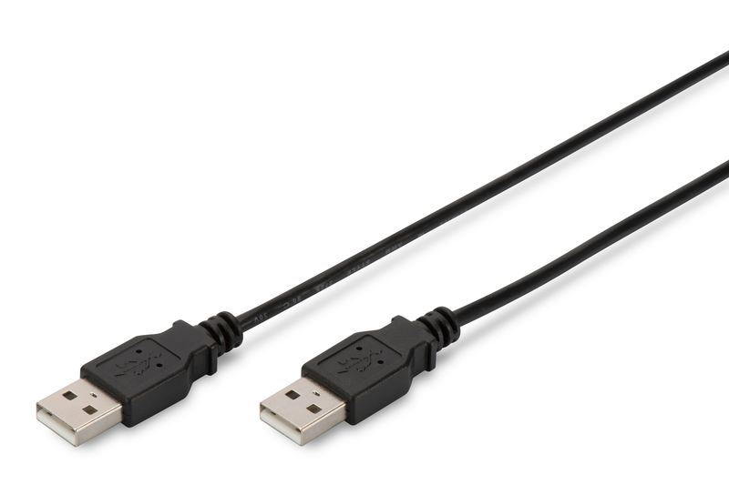 ASSMANN USB 2.0 bağlantı kablosu, tip A M/M, 1.0m, USB 2.0 uyumlu, bl AK-300101-010-S