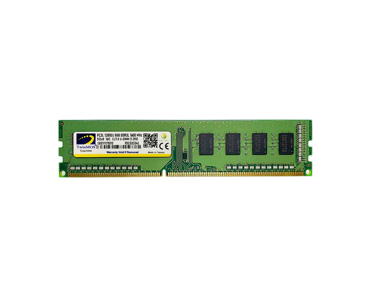 TWINMOS 8 GB DDR3 1600MHz TWINMOS 1.35 LOW VOLTAGE (MDD3L8GB1600D)
