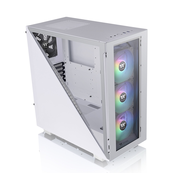 THERMALTAKE Thermaltake Divider 300 TG Beyaz 3x120mm ARGB Fanlı, ATX Mid Tower Oyuncu Kasası-44535