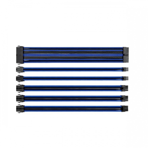 THERMALTAKE Thermaltake TtMod Mavi/Siyah Power Supply Sleeved Kablo Seti (16 AWG)