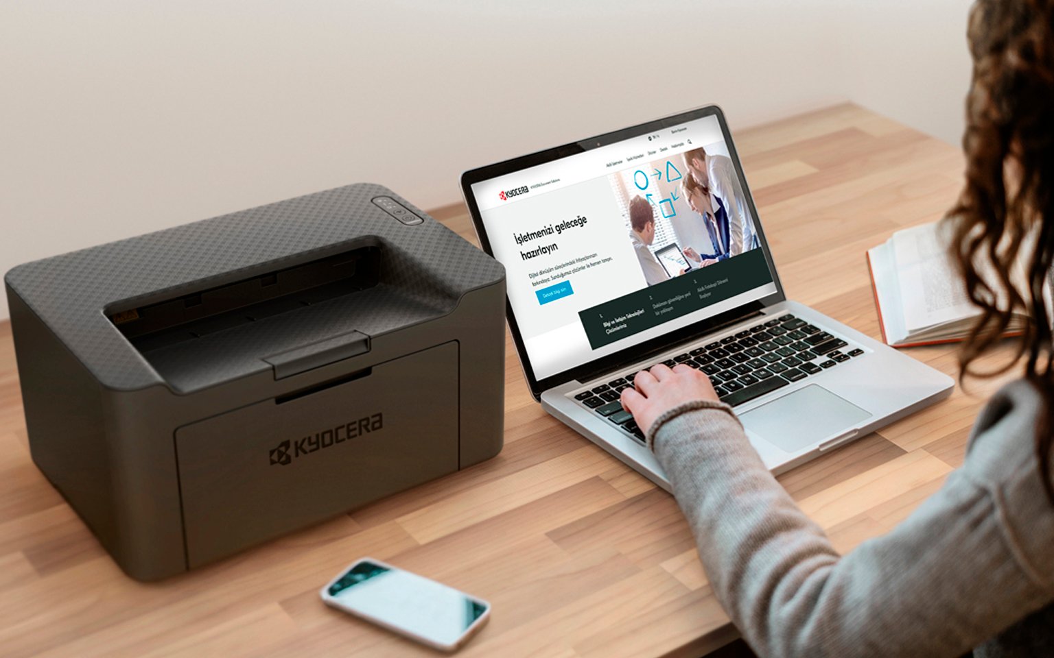 KYOCERA PA2000w SİYAH BEYAZ A4 LAZER YAZICI (Wi-Fi)