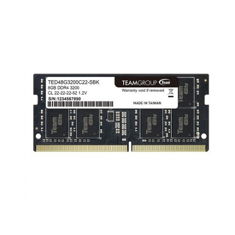 TEAM 8 GB DDR4 3200 Mhz SODIMM TEAM ELITE TED48G3200C22-S01