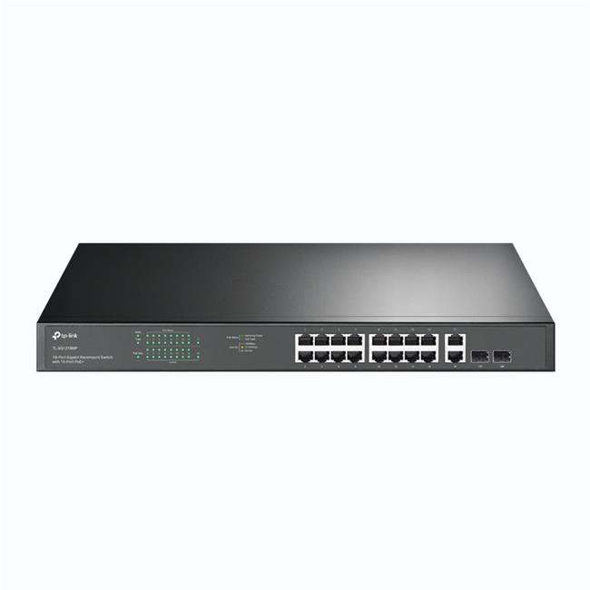 TP-LINK TL-SG1218MP 16 PORT POE GIGABIT+ 2 SFP 250W POE SWITCH