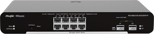 RUIJIE REYEE RG-NBS3100-8GT2SFP 8 PORT GIGABIT + 2XGB SFP UPLINK L2 YONETILEBILIR SWITCH