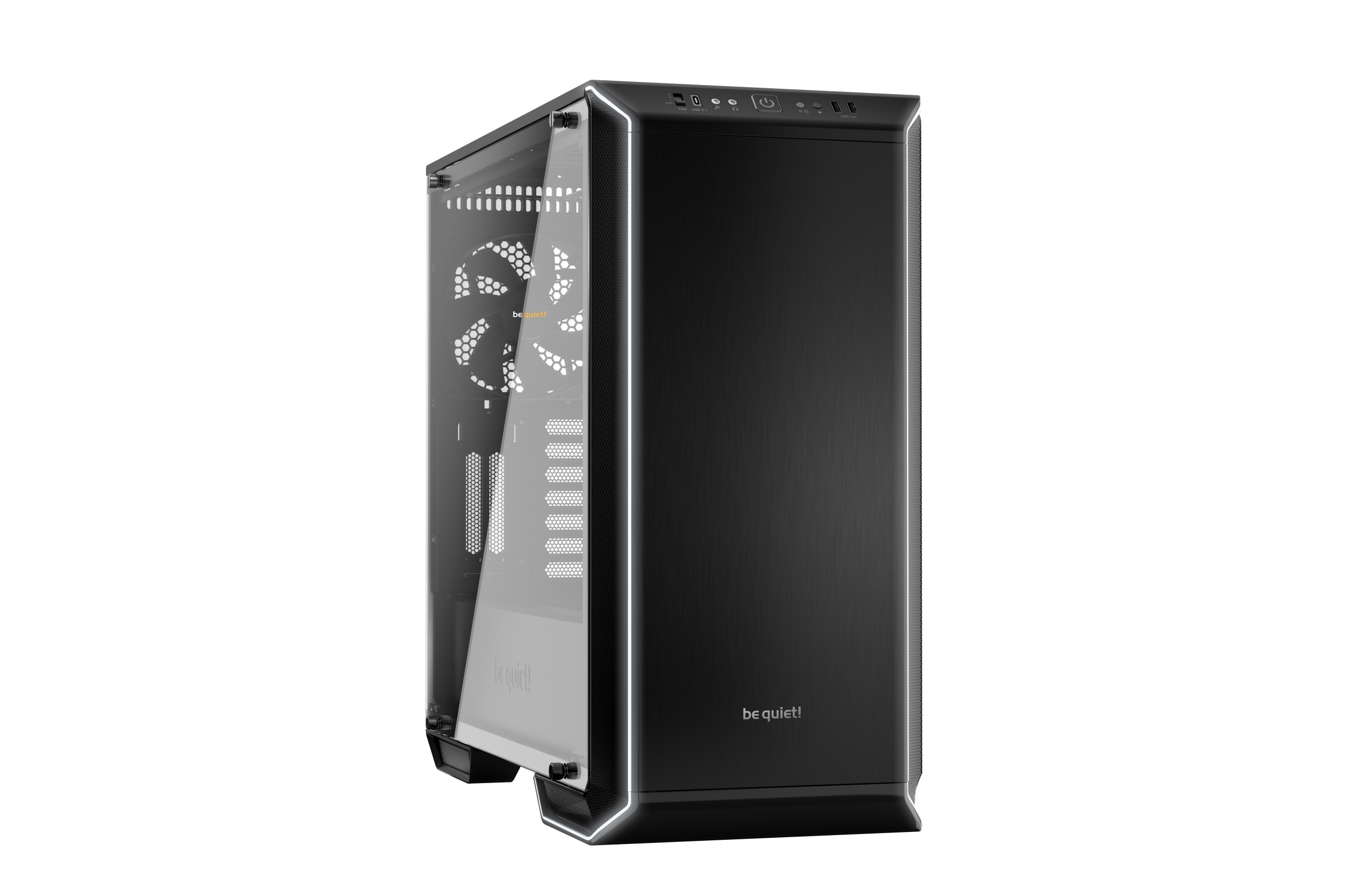 BEQUIET Dark Base 700 Siyah Oyuncu Kasası BGW23