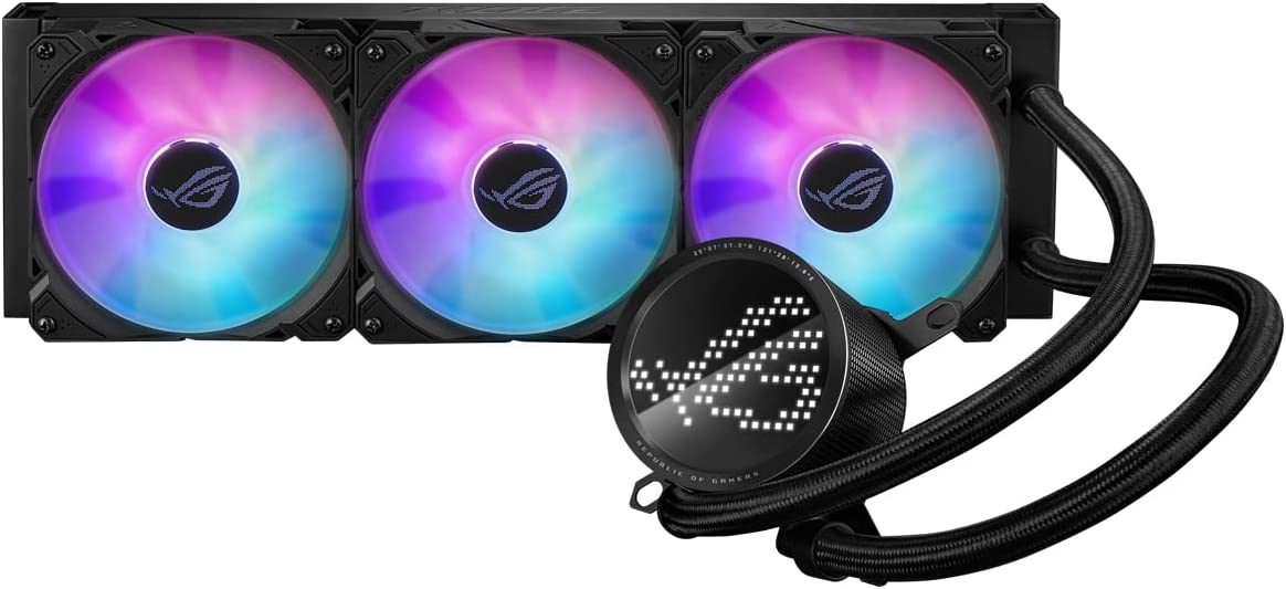 ASUS ROG RYUO III 360 ARGB ANIME MATRIX LED EKRAN ADRESLENEBİLİR RGB FAN ROG ARGB CPU SOĞUTUCUSU