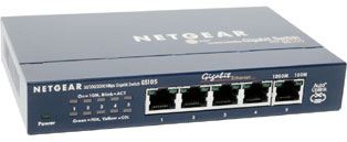 NETGEAR GS105GE GS105GE 5 Portlu 10/100/1000 Gigabit Tak Çalıştır Switch