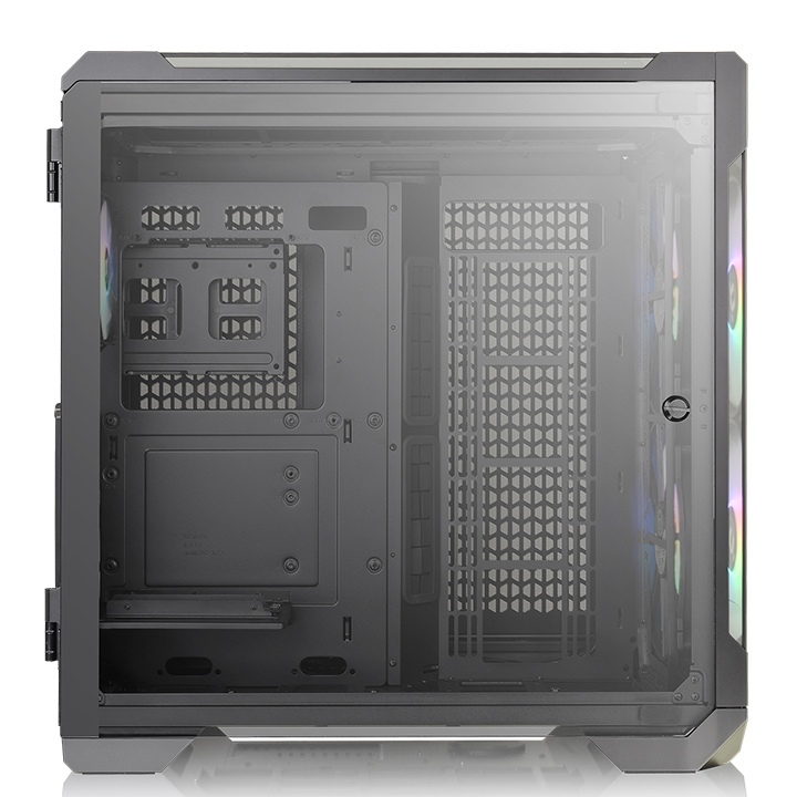 THERMALTAKE Thermaltake View 51 Tempered Glass Pencereli, 2x200mm ARGB Ledli Siyah MidTower Kasası-60493
