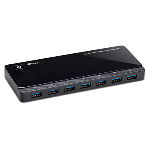 TP-Link UH720 2xŞarj Portlu 7xUSB-Portlu