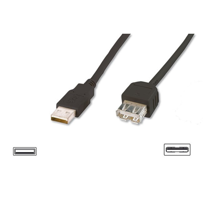 ASSMANN AK-300202-050-S 5m USB 2.0 Uzatma Kablosu