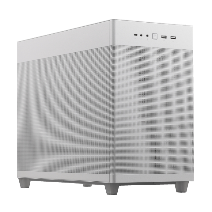 ASUS PRIME AP201 WHITE MICRO ATX ALET GEREKTİRMEYEN YAN PANELLER VE TOZ FİLTRELİ IZGARAYA SAHİP 360 MM SOĞUTUCU 338 MM UZUNLUĞA KADAR