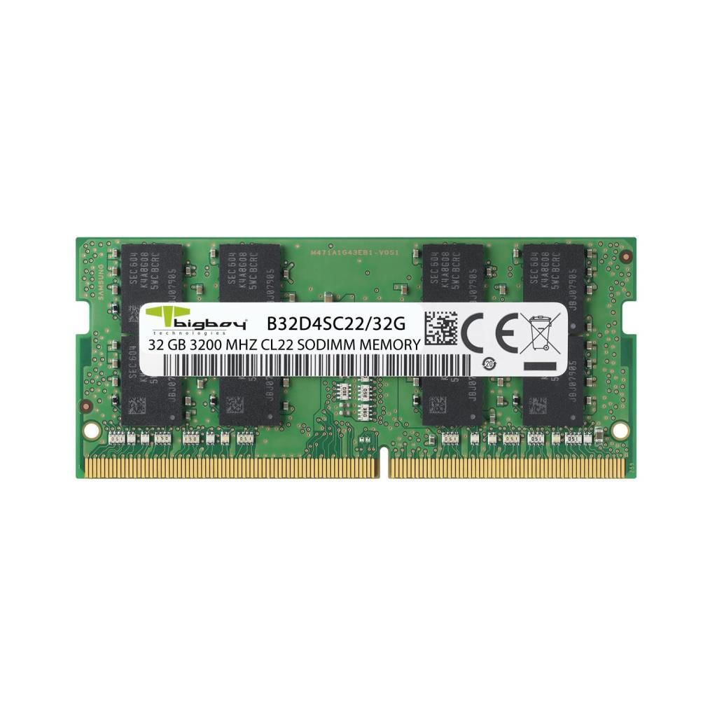 BIGBOY B32D4SC22/32G 32GB DDR4 3200MHz CL22 Notebook Rami