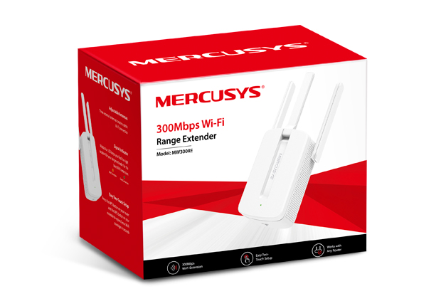 TP-LINK MERCUSYS MW300RE 300Mbps KABLOSUZ N MENZİL GENİŞLETİCİ