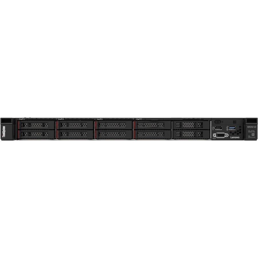 LENOVO SERVER 7D7QA02NEA THINKSYSTEM SR250 V2 INTEL XEON E-2334 4C 3.4GHz 1x16GB 1x450W XCC ENT 1U RACK