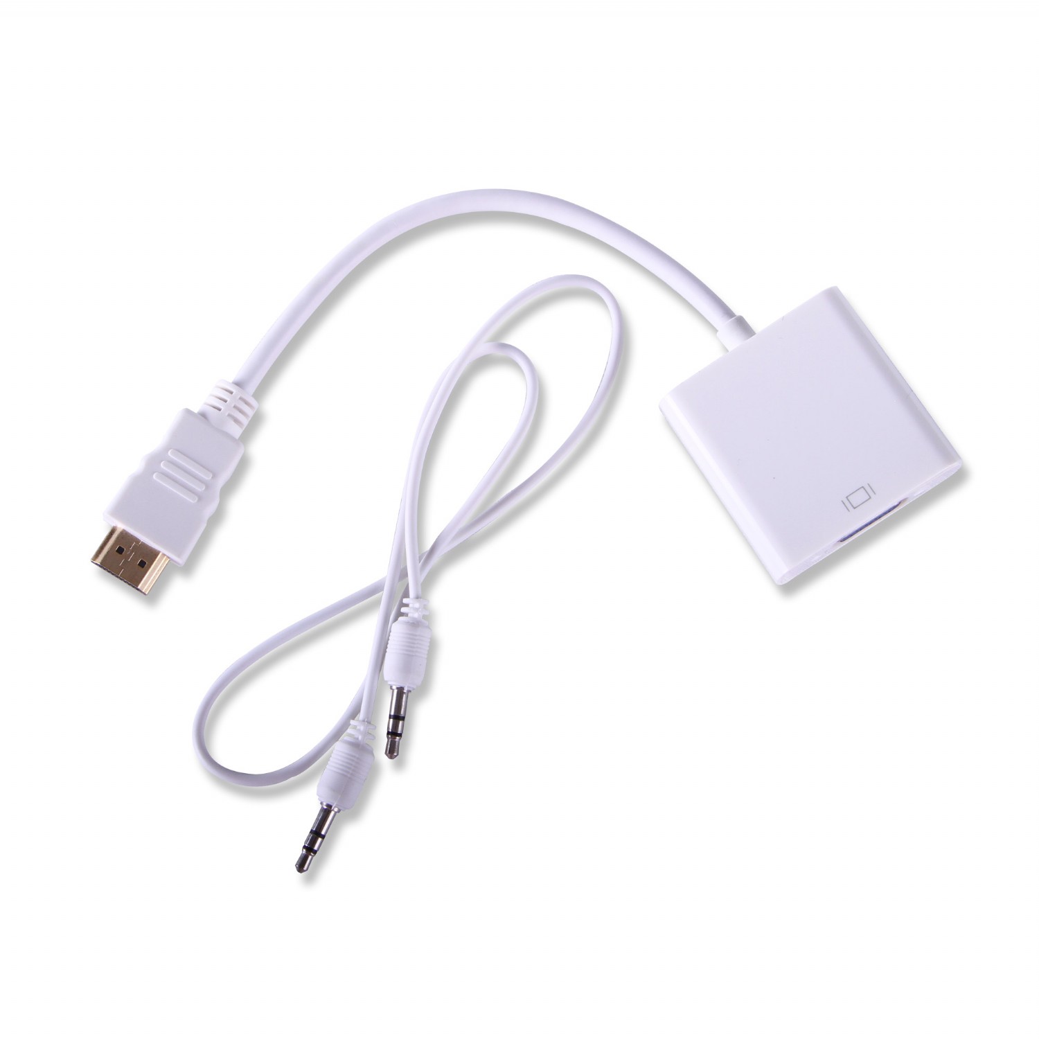 QPORT Q-HD-VGJ HVJ HDMI DAN VGA ÇEVİRİCİ SES GİRİŞLİ Q-HD-VGJ-24227