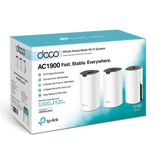 TP-LINK DECO S7 (3-PACK) AC1900 Whole Home Mesh Wı-Fı System-25296