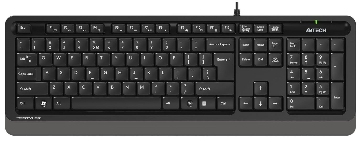 FK10 Q Türkçe Siyah/Gri Multimedya Klavye FK10/GRI-Q
