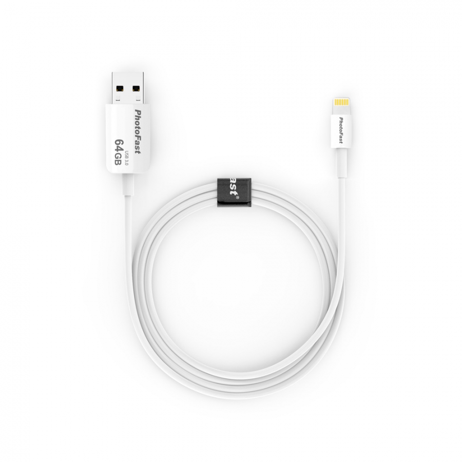 PHOTOFAST Photo Backup Cable 64GB Lightning/USB 3.0 Şarj Kablolu i-FlashDrive PBCU364GB
