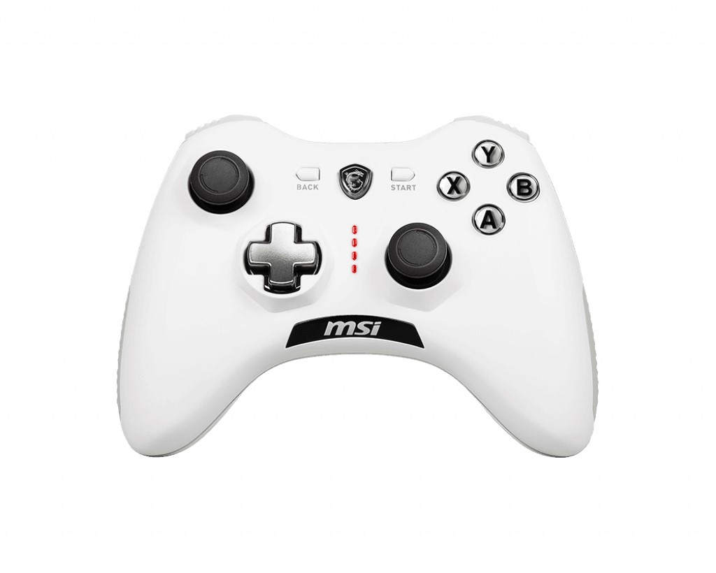 MSI GG FORCE GC20 V2 BEYAZ OYUN KOLU USB 2.0 + WINDOWS 10/ANDROID 4.1+ 2M MICRO USB KABLO & ANDROID ICIN 30cm OTG KABLO