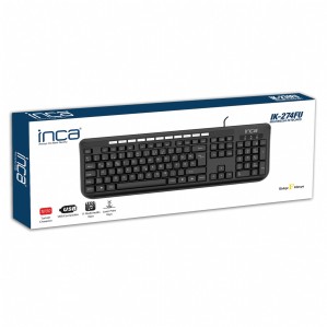 INCA INCA IK-274FU Türkçe Karakter Multimedya Silinmez Tuş Klavye "SOFT TOUCH"-67147