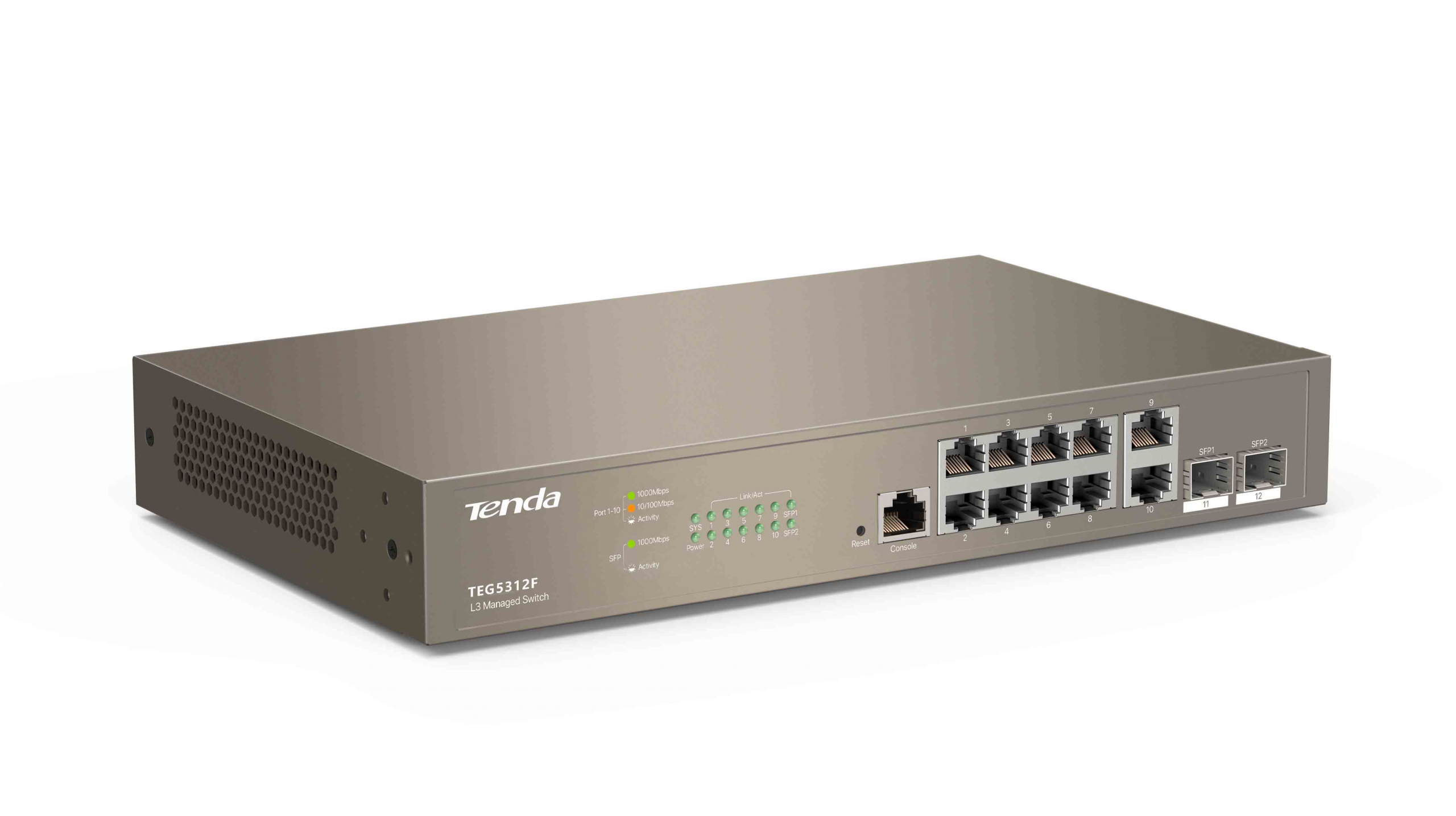 TENDA TEG5312F L3 Yönetilebilir Switch TEG5312F