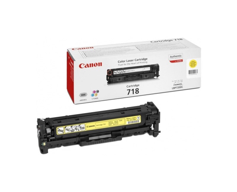 CANON CRG-718Y LBP 7200 Modeli için sarı toner