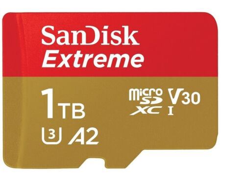 SANDISK Extreme Pro microSD UHS I Card 1TB SDSQXAV-1T00-GN6MN