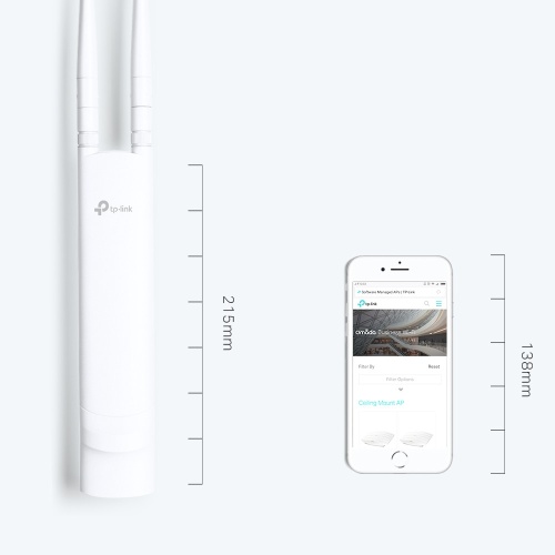 TP-LINK Tp-Link EAP110 300Mbps N tavan tipi Access Point*-39818