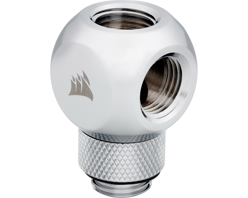 CORSAIR CX-9055015-WW Fitting (adapter) ,XF Adapter (Y-Splitter rotary; chrome)