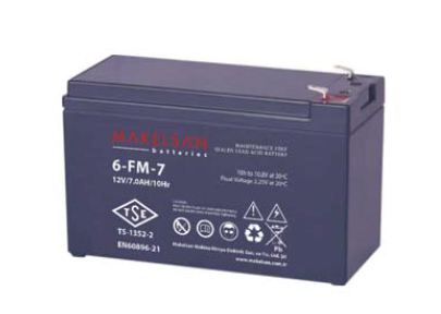 MAKELSAN 12V 7AH TSE BELGELI KURU TIP AKU (MA00007LEMKLR00)