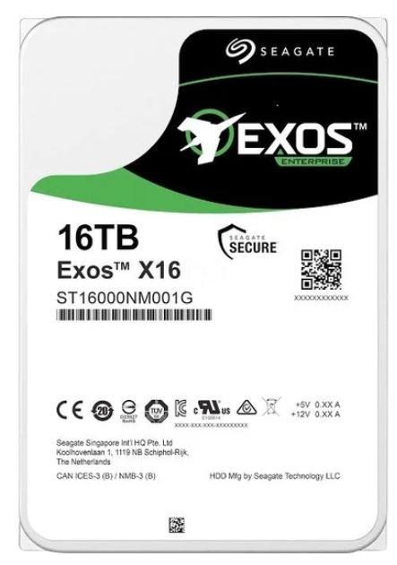 SEAGATE 16 TB SEAGATE 3.5 EXOS SATA X18 512E 7200RPM 256MB ST16000NM001J (RESMI DIST GARANTILI)