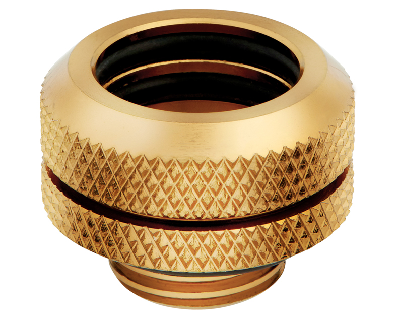 CORSAIR CX-9052009-WW Fitting (hard tube) ,XF Hardline 4-pack (14mm OD compression; gold)
