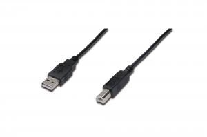 ASSMANN Digitus AK-300102-018-S Usb2.0 Siyah Yazıcı (1,8m)