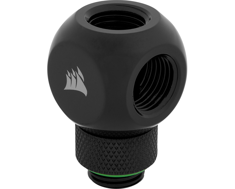 CORSAIR CX-9055016-WW Fitting (adapter) ,XF Adapter (Y-Splitter rotary; black)