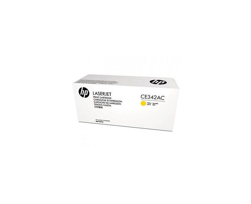 HP CE342AC Sözleşmeli Sarı Renkli Toner  (651A)