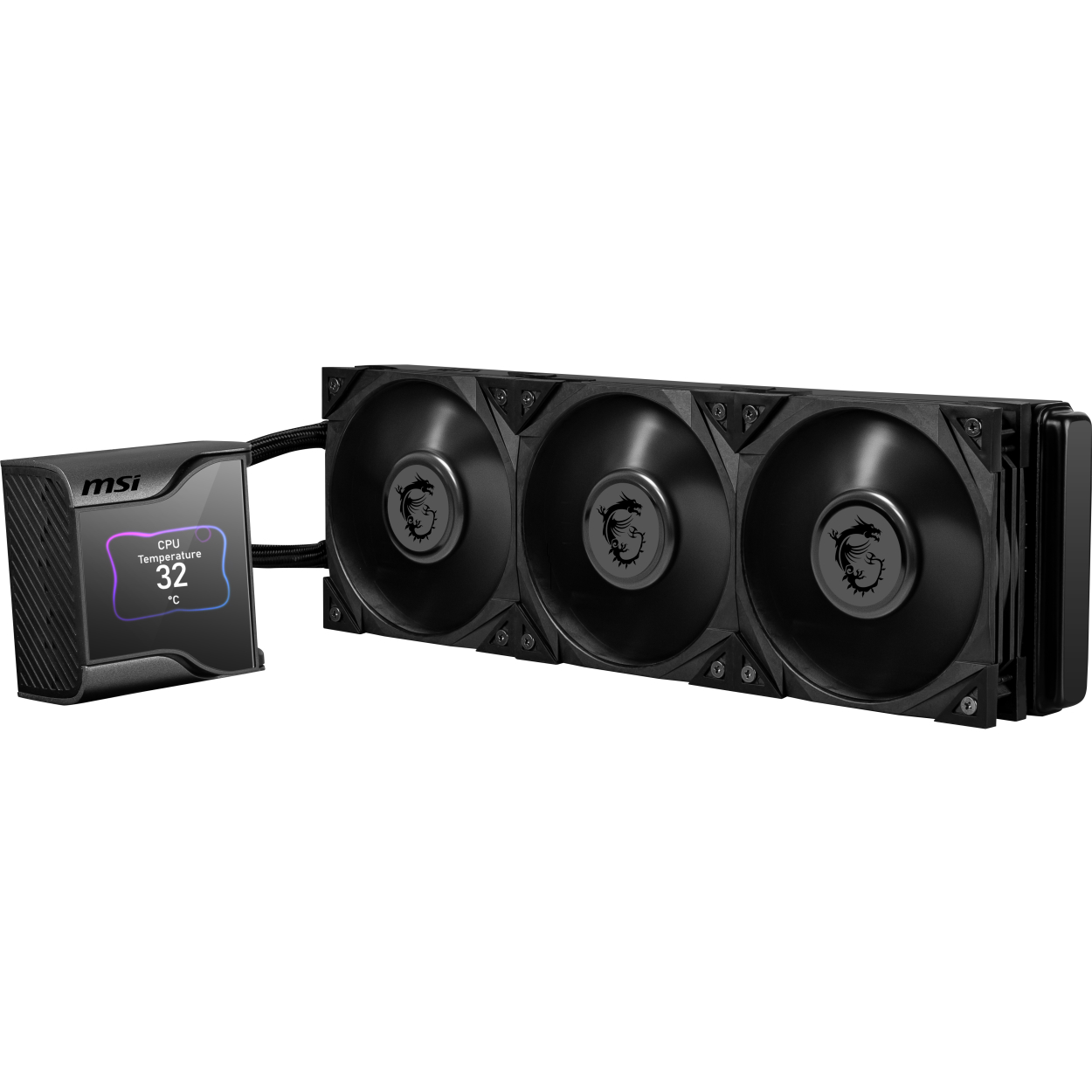 MSI MSI MEG CORELIQUID S360 360 mm Silent ARGB LCD Ekranlı İşlemci Sıvı Soğutucu-27981
