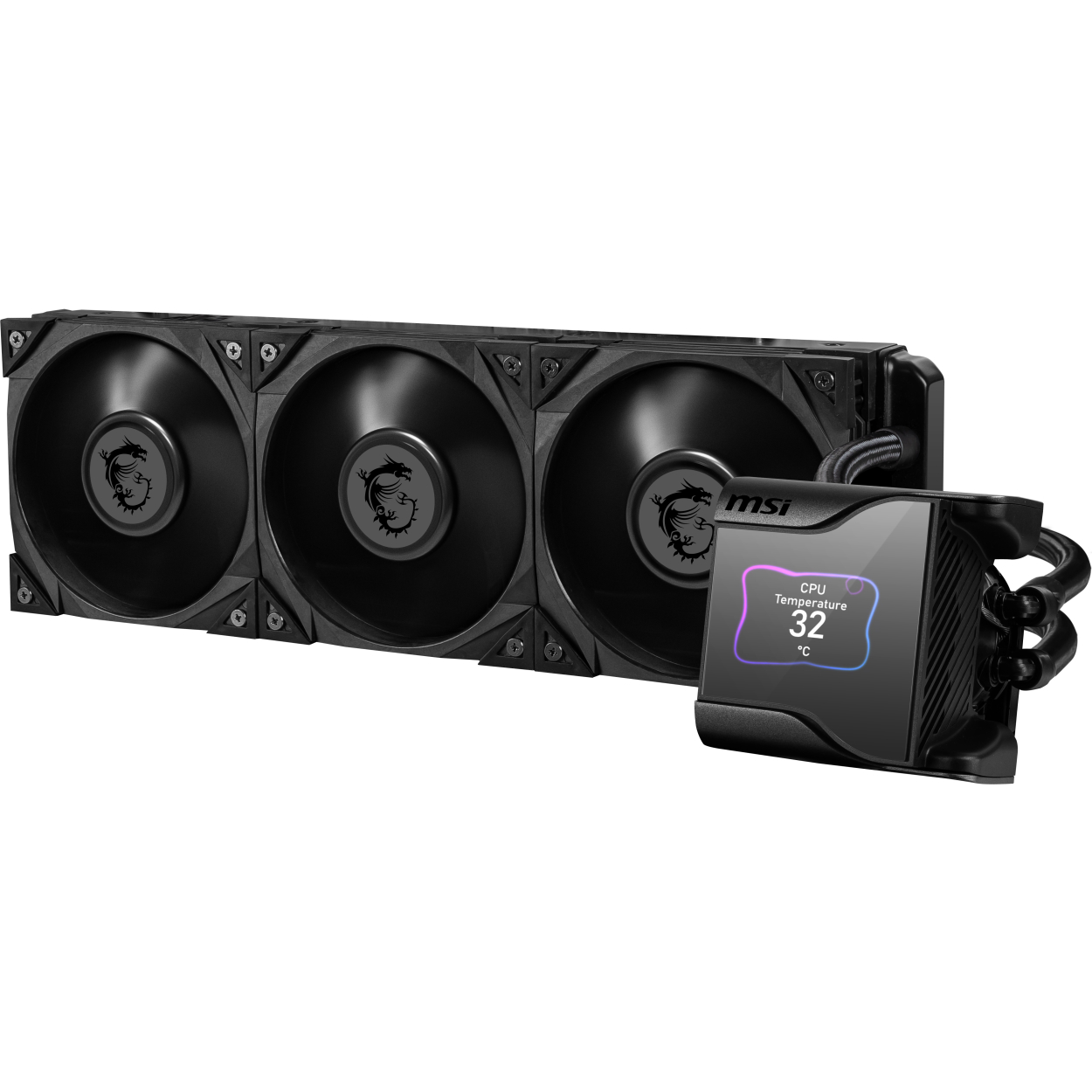 MSI MSI MEG CORELIQUID S360 360 mm Silent ARGB LCD Ekranlı İşlemci Sıvı Soğutucu-27982
