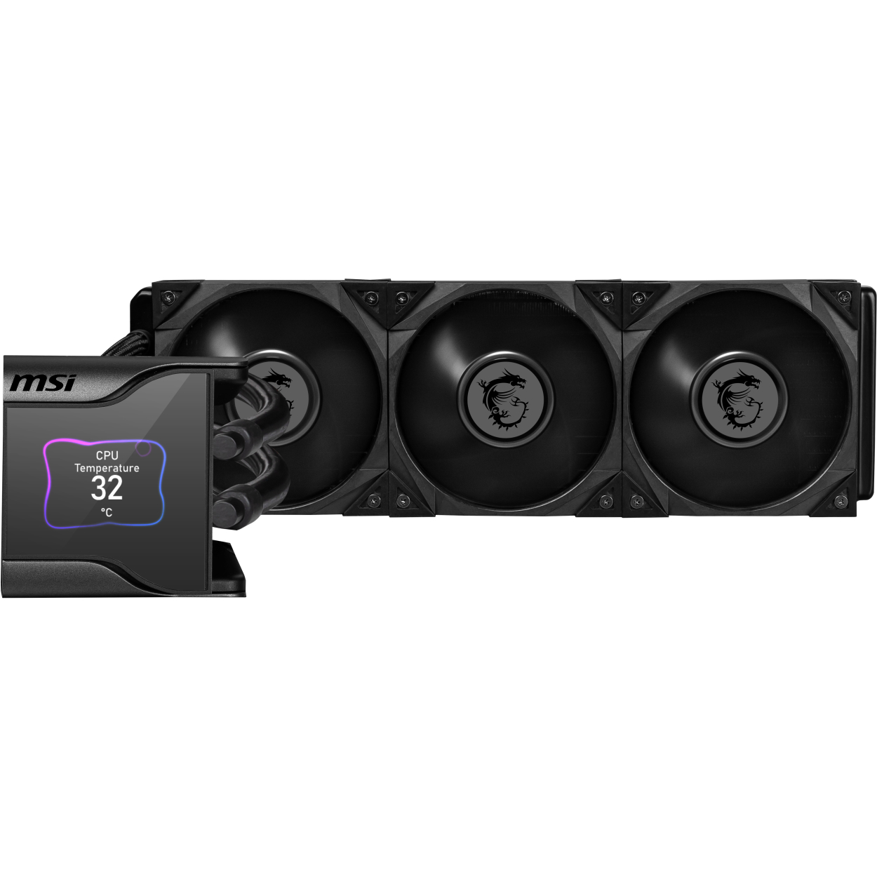 MSI MSI MEG CORELIQUID S360 360 mm Silent ARGB LCD Ekranlı İşlemci Sıvı Soğutucu-27983