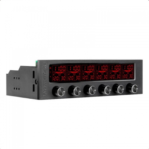THERMALTAKE Thermaltake Commander F6 RGB LCD Ekranlı Multi Fan Kontrol Ünitesi