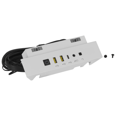 CORSAIR RSAIR CC-8900538 iCUE 5000X/5000D/5000D AIRFLOW I/O Panel, White