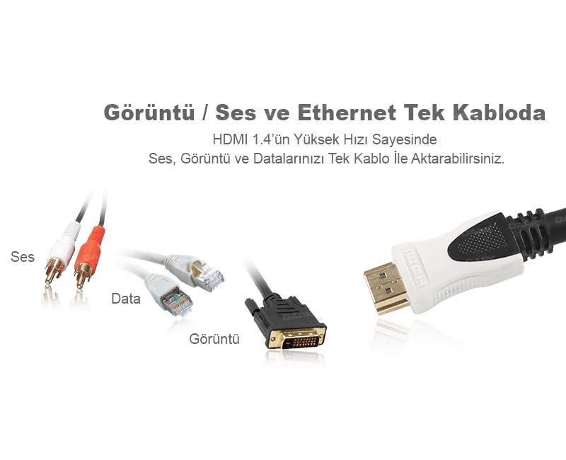 DARK Dark DK-HD-CV14L3000A 30M Aktif HDMI v1.4 3D LED/L-37170